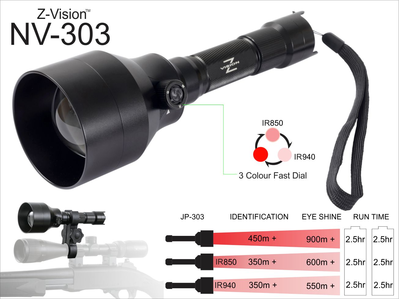 Z-Vision NV-303 - IR Torch